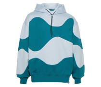 Intarsie Waves Hoodie