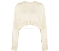 Rückenfreier Pullover