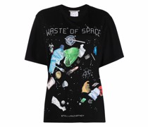 T-Shirt mit "Waste of Space"-Print