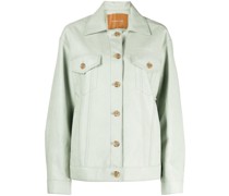 Theo Jacke aus Faux-Leder