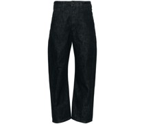 Taillenhohe Cropped-Jeans