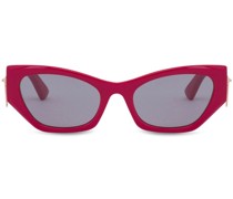 Cat-Eye-Sonnenbrille mit Reißverschluss