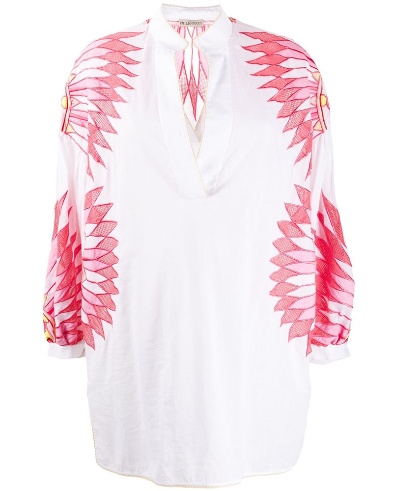 Emilio Pucci Damen Besticktes Kleid