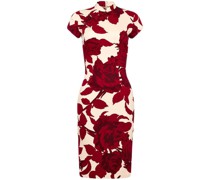 Minikleid mit Rosen-Print