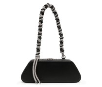 Schultertasche mit Kristallen