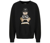 Sweatshirt mit Teddy-Print