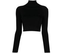 Gerippter Rollkragenpullover