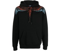 Hoodie mit Flügel-Print