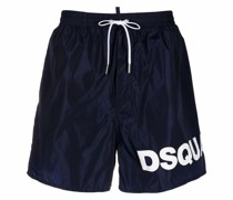 Badeshorts mit Logo-Print