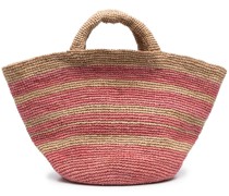 Gestreifte Handtasche