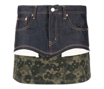 Jeansrock mit Cut-Outs