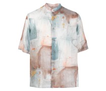 Hemd mit abstraktem Print
