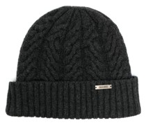 Beanie mit Logo-Schild