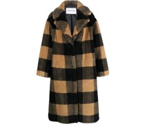 Karierter Oversized-Mantel