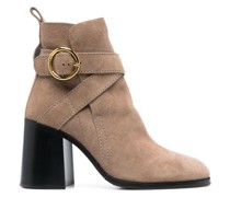 85mm slip-on suede boots
