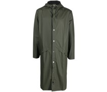 hooded raincoat