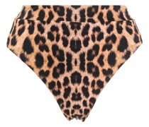 Bikinihöschen mit Leoparden-Print