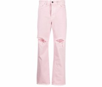 Gerade Jeans im Distressed-Look