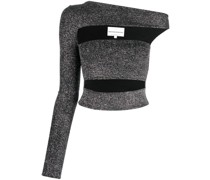 Einschultriges Cropped-Top