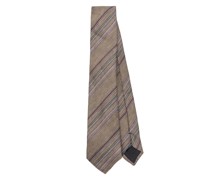 Jacquard-Krawatte mit Signature-Streifen