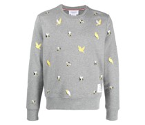 Sweatshirt mit Stickerei