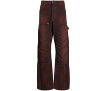 Halbhohe Jacquard-Hose