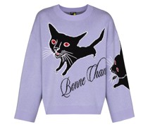 Bonne Chance Intarsien-Pullover