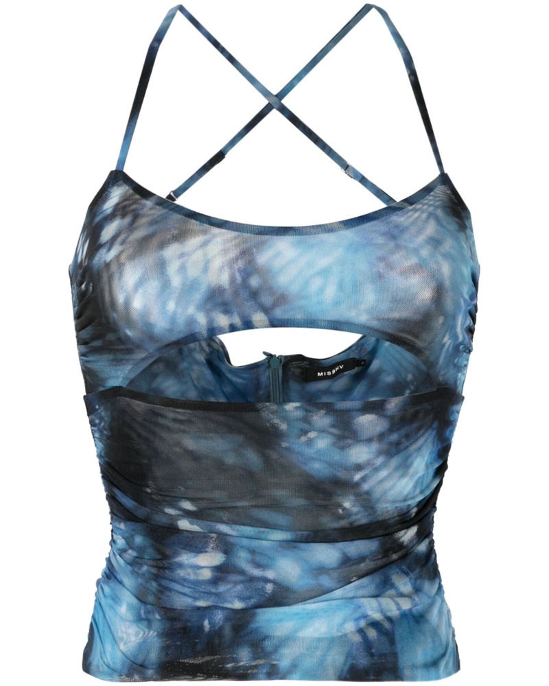 MISBHV Damen Oberteil mit Cut-Outs