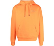 Hoodie mit Logo-Stickerei