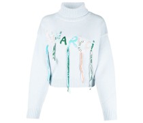Pullover mit Logo-Stickerei