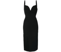 Midikleid mit Herzausschnitt