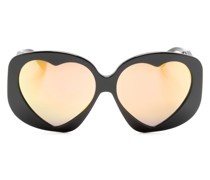 Sonnenbrille in Herzform