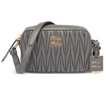 Schultertasche aus Matelasse-Leder