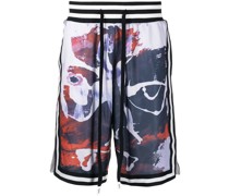 Painted Basketball Sport-Shorts