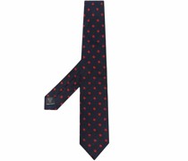 Seidenkrawatte mit Polka Dots