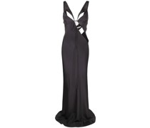 Trägerkleid mit V-Ausschnitt