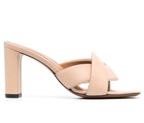 Sandalen mit verwobenen Riemen