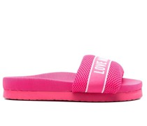Sandalen mit Logo-Streifen 40mm