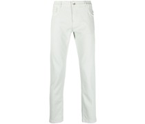 Halbhohe Straight-Leg-Jeans