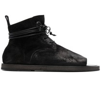 Zehenfreie Schnürstiefel