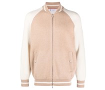 Gestrickte Collegejacke