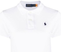 Poloshirtkleid mit Pony-Stickerei