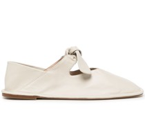 Ballerinas mit Schnürung