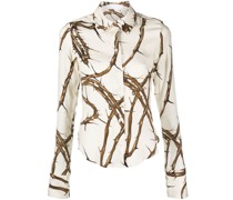 Hemd mit Dornen-Print
