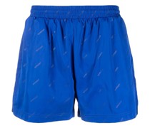 Badeshorts mit Logo-Print