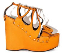 Wedge-Sandalen mit Cut-Outs