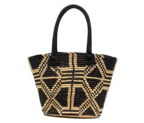 Gemusterte Handtasche