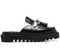 Mules aus Leder