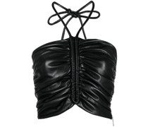 Top aus Leder