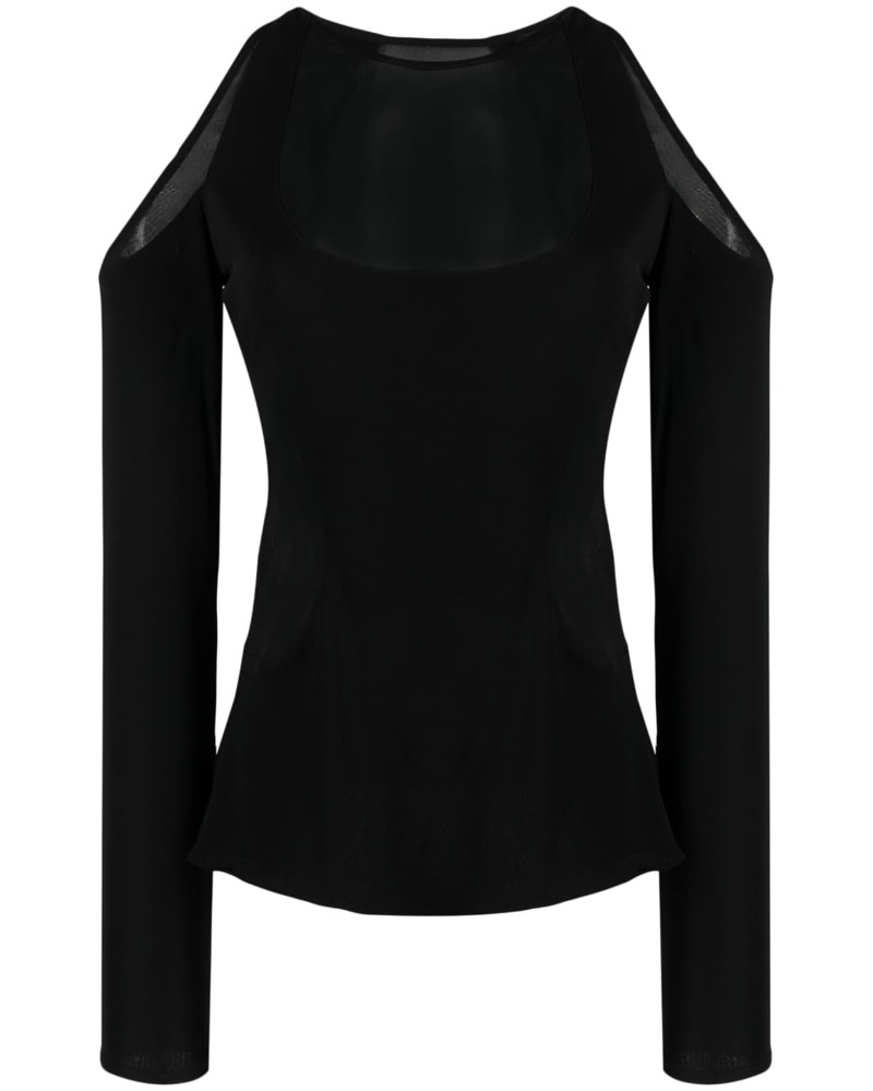 Tom Ford Damen Semi-transparentes Oberteil